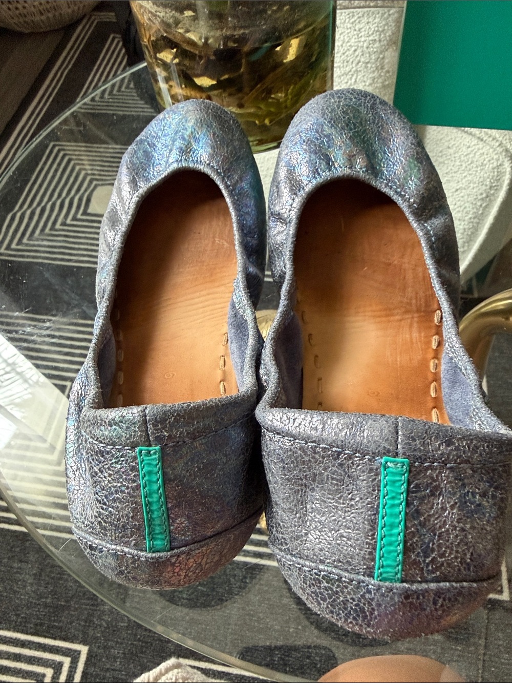 Tieks Moonstruck Ballet Flats - Blue Irredescent - Picture 4 of 9
